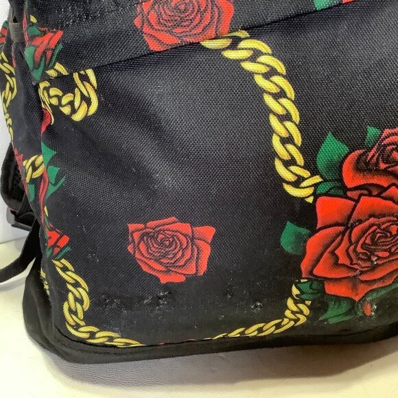 DGK All Day Everyday Backpack Roses Black Gold - Picture 3 of 10